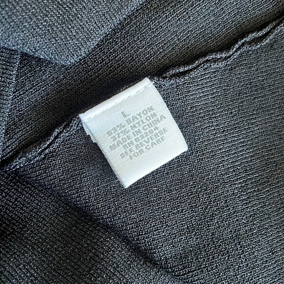 Dress Barn Black Dressy Tank Size L - Picture 4 of 6